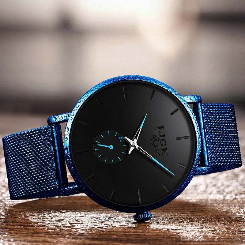 Watch Men LIGE Sale Man Watch Fashion Business Men Watches Top Brand Luxury Waterproof Casual Simple Quartz Watch Montre Homme