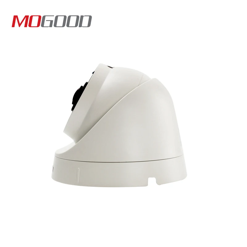 Mogood grande-ângulo 4mp ip dome câmera plug-play com hikvision nvr embutido microfone suporte hikvision protocolo poe ir