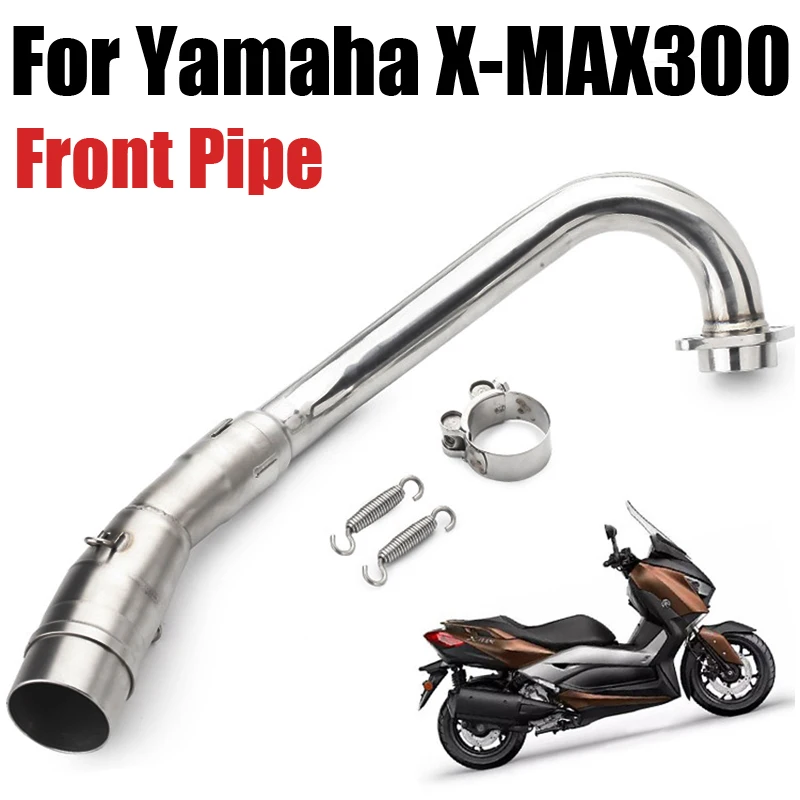 

For YZF X MAX300 X-Max250 MAX 300 Motorcycle Exhaust Front Pipe Muffler Middle Link Connect Pipe Stainless Steel Pitbike