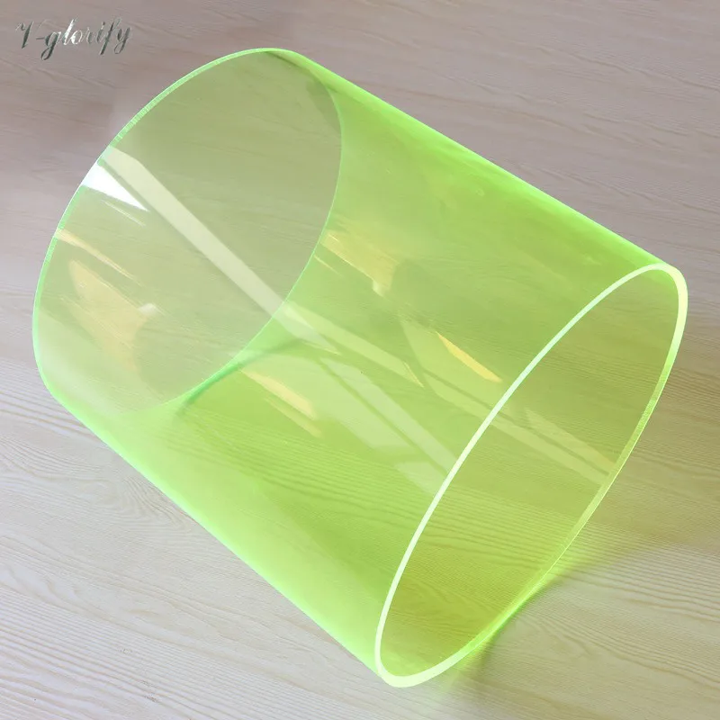 16x14inch 16x12inch 16x16inch 16x10inch Acrylic Drum Body Drum Shell with 45 Degree Bearing Edge 6mm Thickness Green Blue White