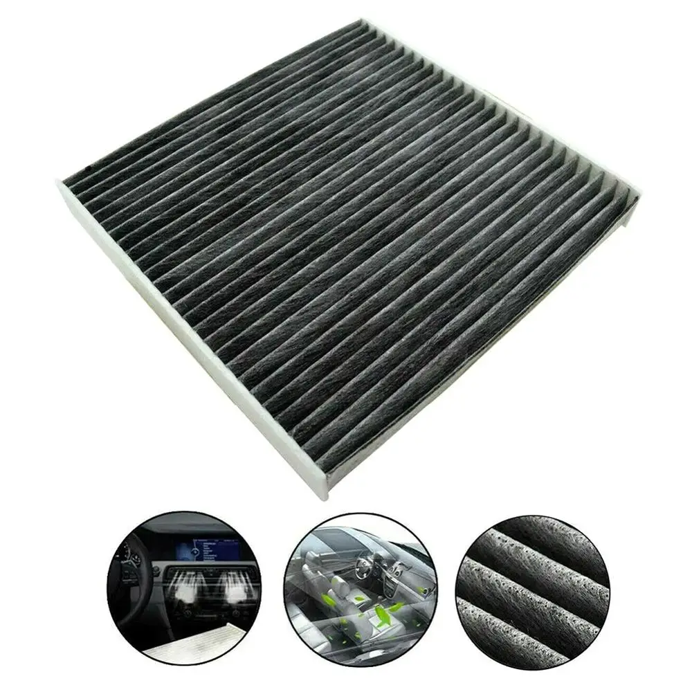 Sợi Carbon Lọc Gió Cabin Dành Cho Xe Honda Accord Civic CR-V Phi Công Odyssey Crosstour Quả Lắc Acura Khử Mùi Lọc Gió Cabin Bán Buôn