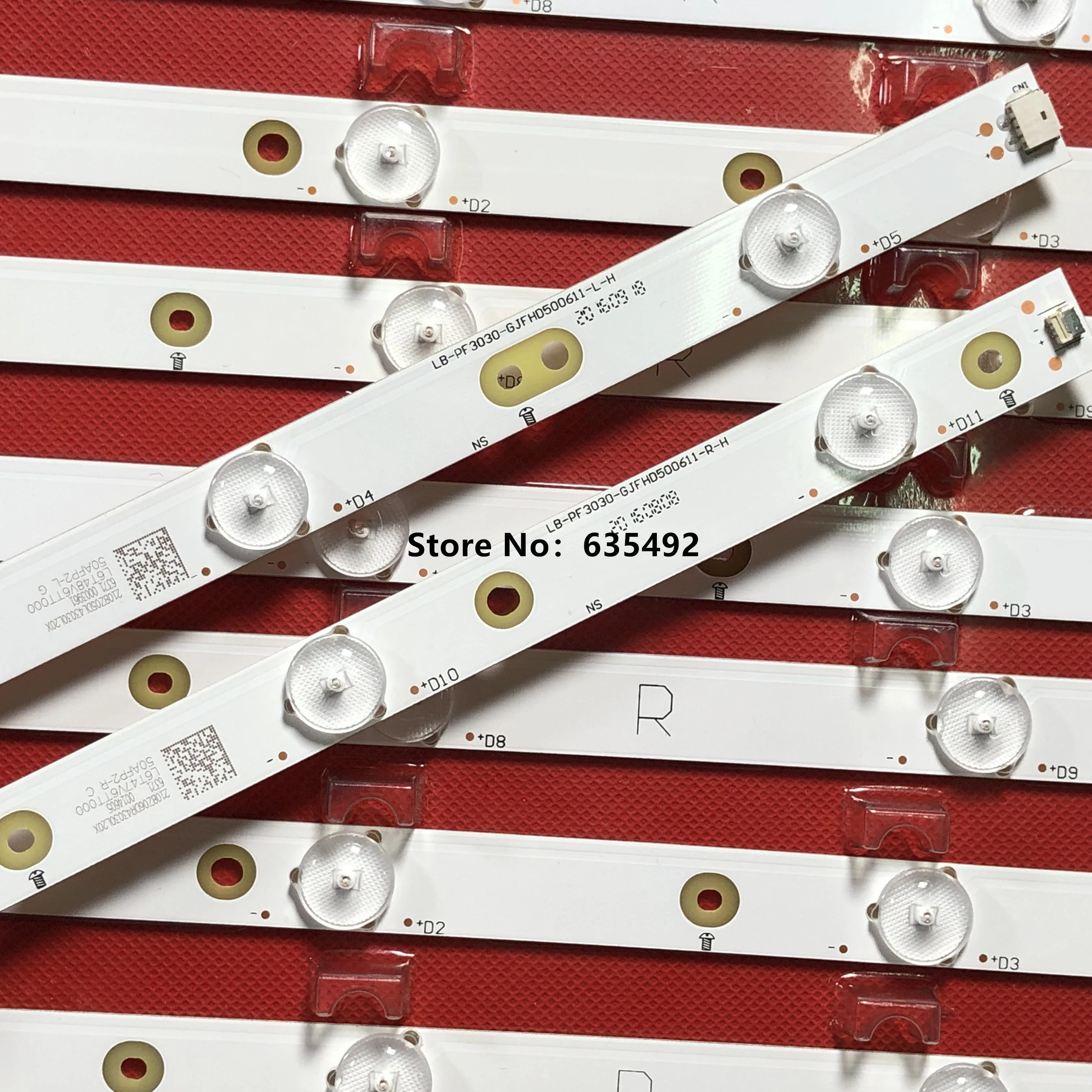 Tira CONDUZIDA Para 500TT25 500TT63 500TT64 YX-50026001 YX-50026011 E506 E505 TPT500J1-HVN07.U TT5004C TT5008T LC-50LB481C LB50045