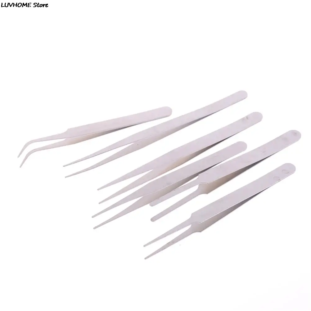 New Multifunction Repair Precision Assembly Set Tool Silver Safe Stainless Steel Tweezers Repairing Maintenance Tools
