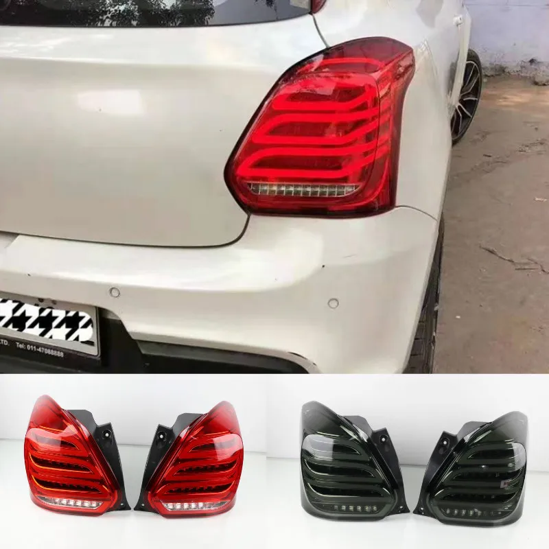 

Car LED Tail Light Taillight For Suzuki Swift 2017 2018 2019 Rear Fog Lamp + Brake Light + Reverse + Dynamic Turn Signal