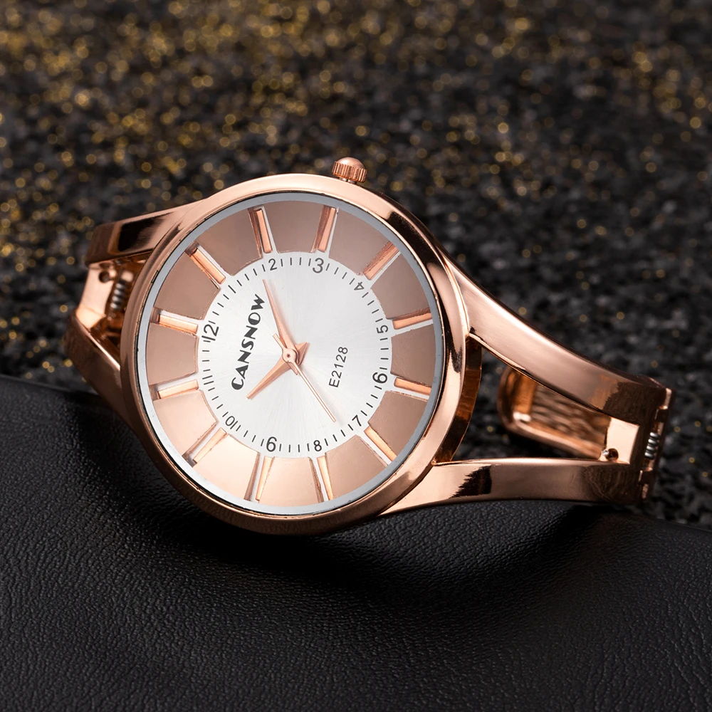 Top Brand Luxury Women Watches Fashion Bracelet Bangle Hand Ladies Quartz Wrist Watch Rose Gold Dial Dress Clock Hot Reloj Mujer