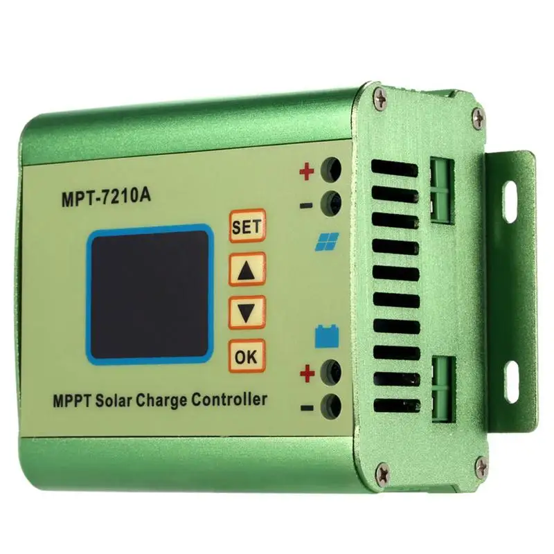 MPPT Solar Controller Voltmeter NC Boost Module 24V-72V Battery Charger Solar Panel Battery Regulator Charge Controller