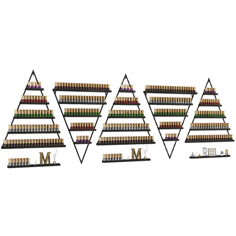 

Nordic wall Storage Holders for nail polish manicure shop iron rack nail oil shelf organizer metal storage rack dropshipping