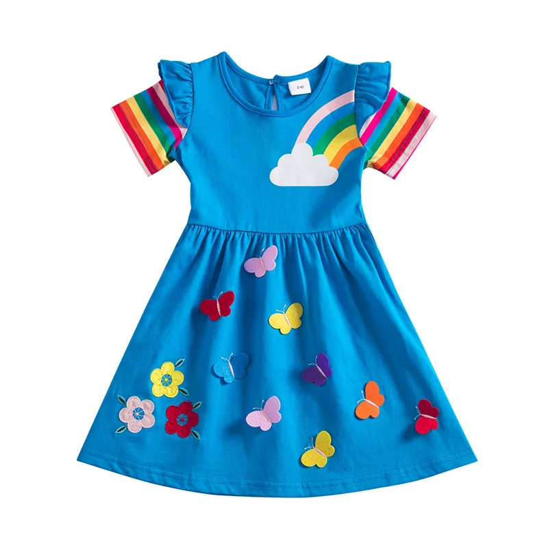 Jumping Meters Summer Butterflies Girls Birthday Dresses Rainbow Fashion Toddler Costume Party Princess Children's 3-8T Frocks - AliExpress 1501 Jumping Meters Summer Butterflies Girls Birthday Dresses Rainbow Fashion Toddler Costume Party Princess Children's 3-8T Frocks - AliExpress 1501
