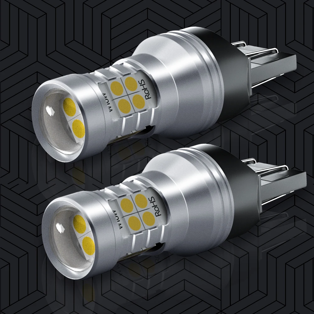 2pcs LED Daytime Running Light DRL Bulb Lamp Canbus W21/5W 7443 T20 For Chevrolet Malibu Trax Dacia Duster Logan 2 Sandero