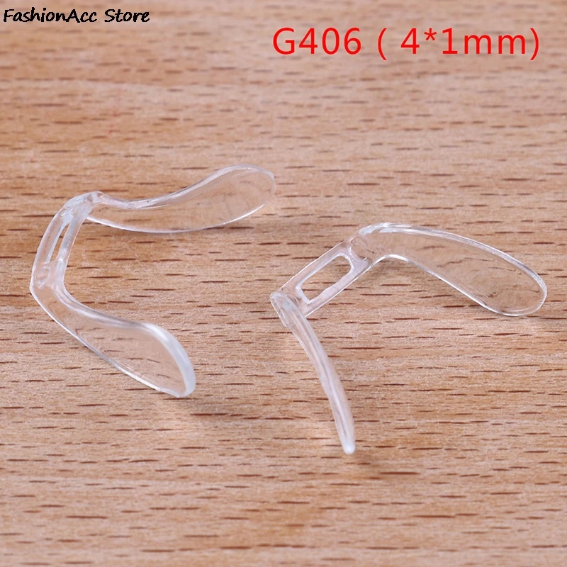 2 Pcs U Shape Silicone Anti-Slip Nose Pads Eyeglass Sunglasses Stick On Pad Eye Glasses 5 Styles