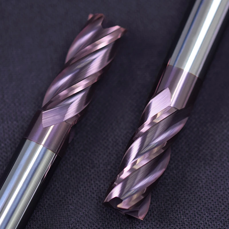 Frees HRC62 Legering Coating Wolfraam Staal Tool Maching Frees Frees Kit Cnc Router Bits Carbide End Mill
