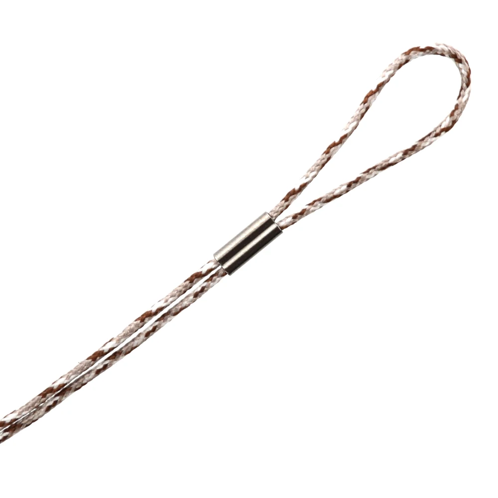 50Pcs Double Copper Fishing Tube Fishing Wire Pipe Crimping Sleeves Connector Fishing Accessories