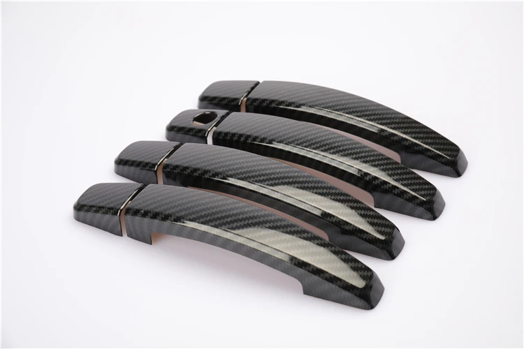 For OPEL Vectra C OPEL Signum Opel Insignia OPEL Astra Chrome Carbon Fiber Car Door Handle Cover Trim Stickers Accessories