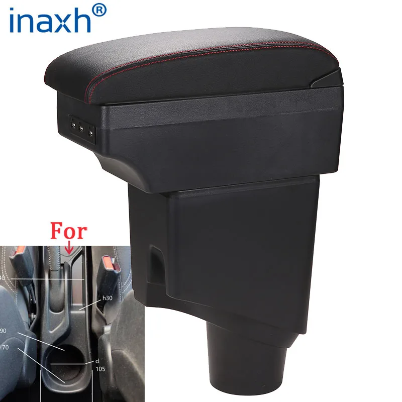 

For Toyota Yaris Armrest For Toyota Yaris hybrid Car Armrest box Retrofit parts Interior details Storage box USB 2015-2021