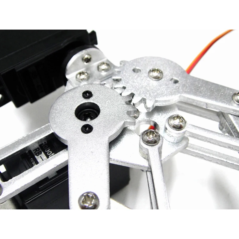 2 Dof อลูมิเนียมแขนหุ่นยนต์ CLAMP Claw Mount Kit + Servo สําหรับหุ่นยนต์ Manipulator DIY Rc ของเล่น