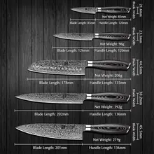 Kitchen Knife Set 67 Layers Damascus Steel #4
