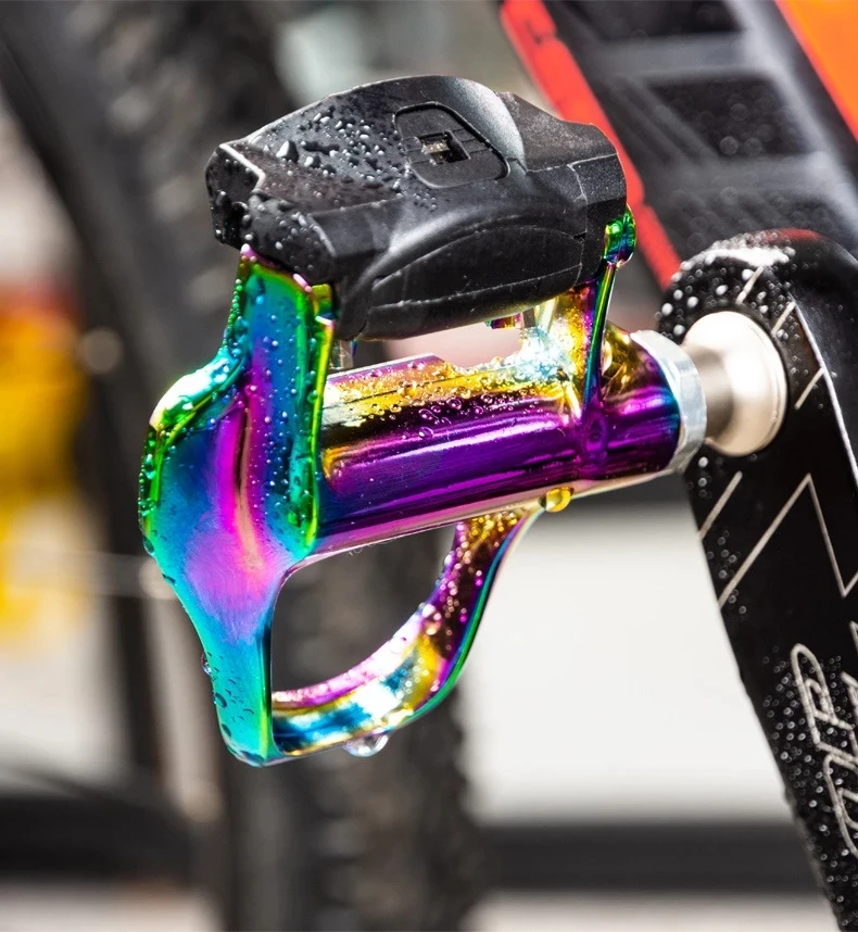PROMEND Colorful Ultralight Bicycle Pedal MTB Road Bike Pedals Aluminum Alloy Anti-slip Bike Pedals Waterproof 3 Bearing Pedals