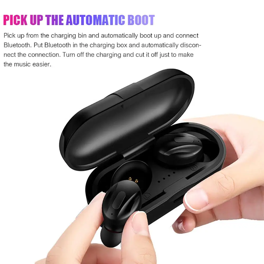 XG13 TWS Bluetooth 5.0 TWS Stereo Earbuds Earphone Wireless Earphone Headset With Charging Box 3D Stereo Phones handsfree