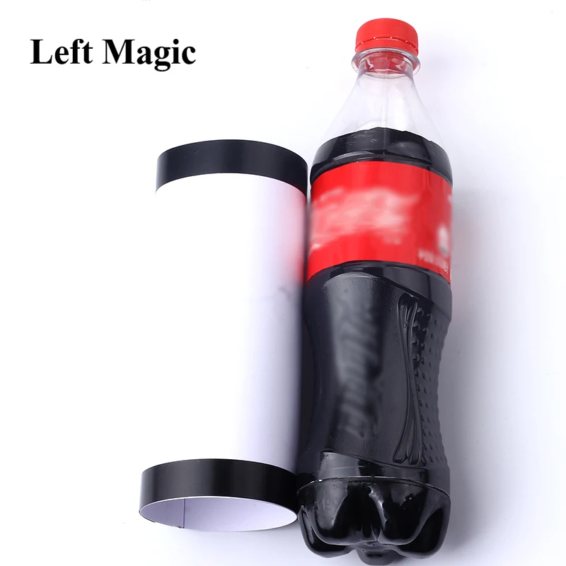 New Vanishing Cola Bottle Magic Tricks Vanishing Cole / Coke Bottle Stage Magic Props Bottle Magic Close Up Illusions Accessorie