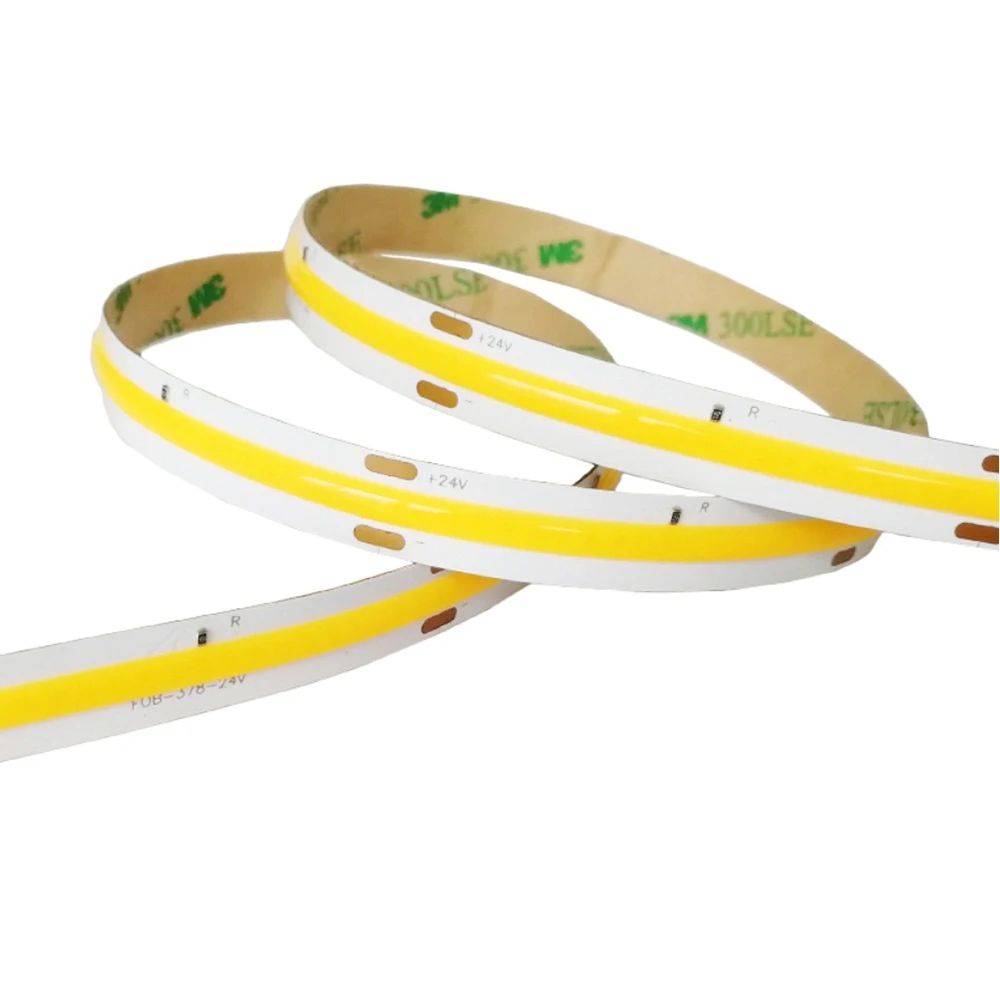 Waterproof COB Led Strip IP67 Flexible Strip Light 10W/M RA90/85 White/Nature White/Warm White Led Lighting 12V 24V