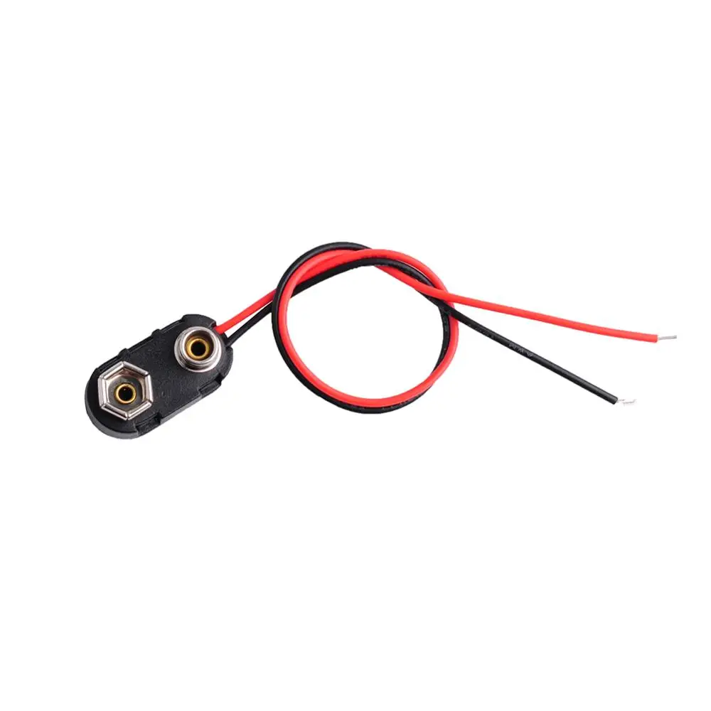 10 шт./лот 9 в зажим батареи пряжка батареи жесткий корпус I Тип Blastic 10 см длина кабеля