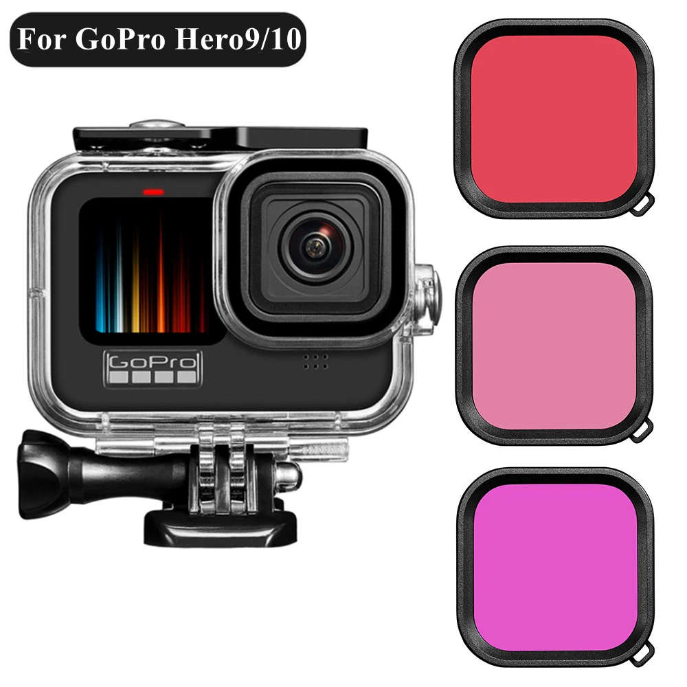 poprol für GoPro Hero 12/11/10/9: Der ultimative Schutz für Unterwasser- und Outdoor-Aufnahmen