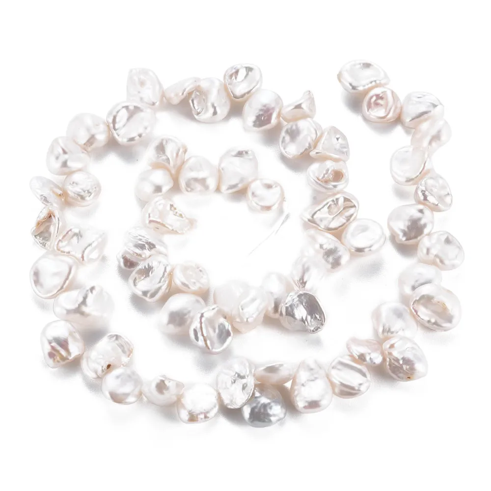 1 Strand Freshwater Natural Keshi Pearl Beads Strands for Fashion Bracelet Necklace DIY jewelry making Decor Accessories