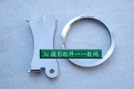 Adaptateur d'objectif à filetage métallique M42-PK M42 vers PK, pour Pentax K-3 K-30 K-50 K7 K-5 k-r K20D K100D DSLR