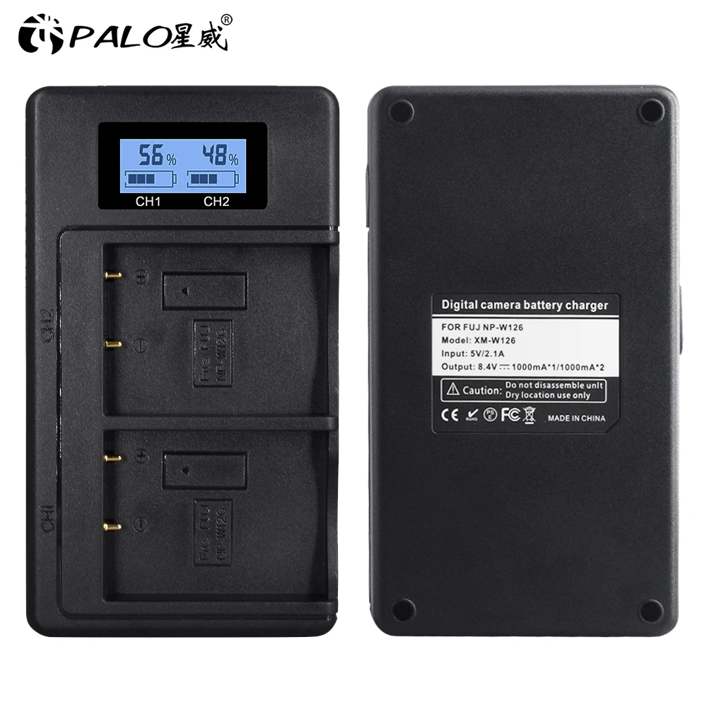 PALO NP-W126 NP W126 Battery for Fujifilm X-T30 II X-S10 X-PRO3 X-Pro2 X-Pro1 X-T30 X-T20 X-T10 X-T3 X-T2 X100V X100F X-E4 X-E3