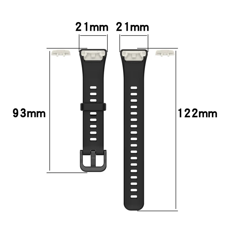 Soft Silicone Sport Band Strap for Huawei Band 6 Smart Wristband Bracelet Replacement Strap for Huawei Watchband 6 Honor Band 6