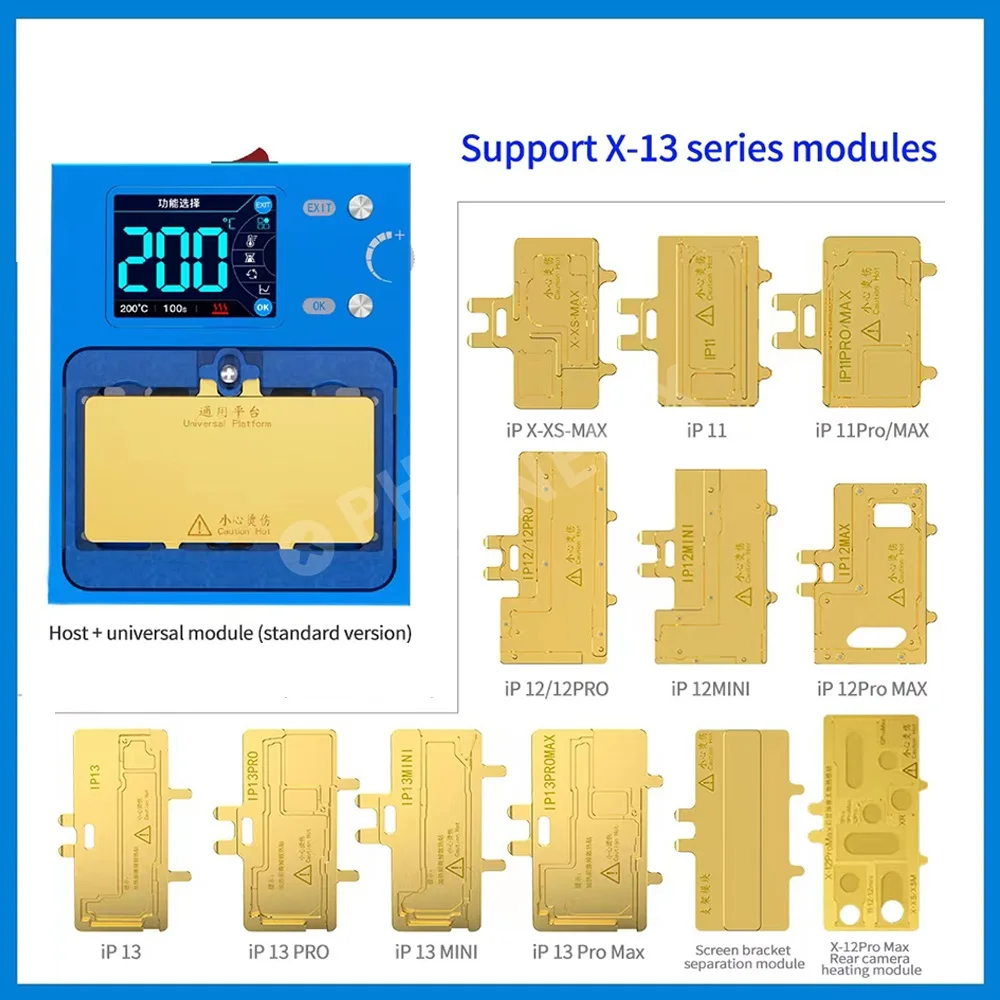 ORIGINAL AIXUN iHeater Pro Heating Station Thermostat Platform Heating Plate for Android & iPhone x-13promax Fixture