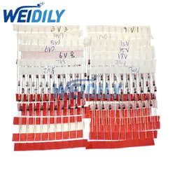 140 pz = 14 valori * 10 pz 1/2W 0.5W Kit diodo Zener 3.3-30V assortimento assortito Set nuovo kit elettronico fai da te