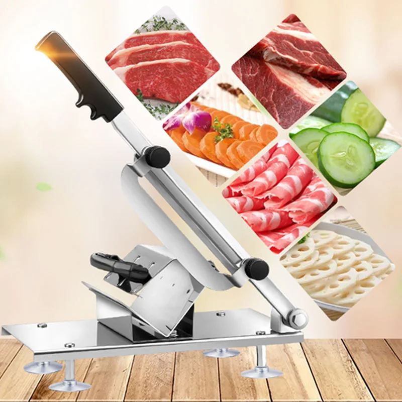 Slicer Bone Cutting Machine Meat Minced Lamb Meat Slicer Chicken Duck Fish Stainless Steel Commercial Household