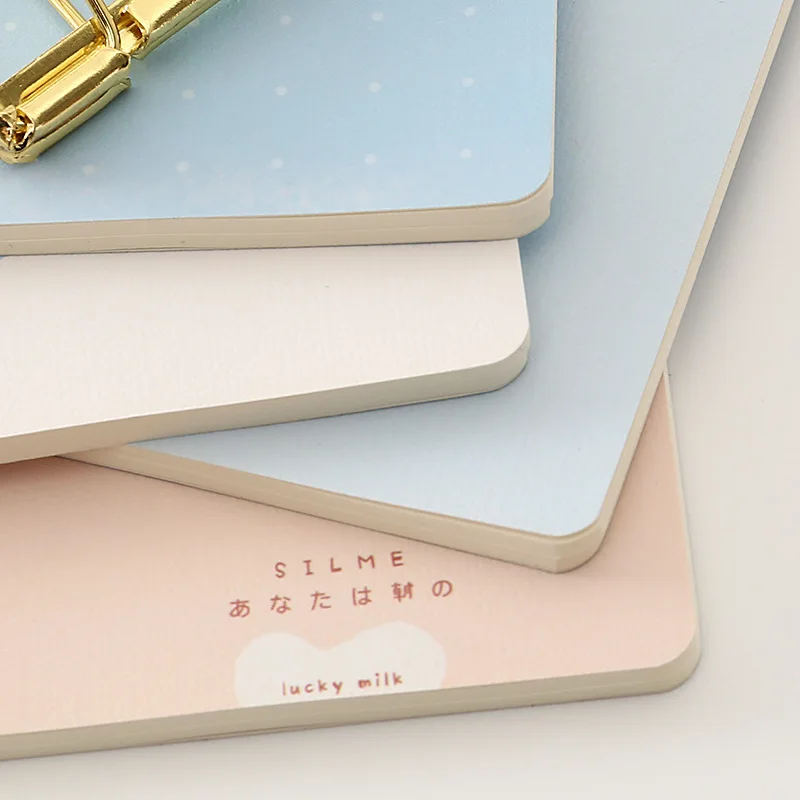 4PCS Student English Version Car Line A5 B5 Notebook Ins Wind Small Fresh Large Notepad Literary Retro Style Thick Notebook