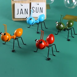 Patio Craft Yard Outdoor Garden Cute Insect Hanging Home Decor Gift Ornament Metal Ant Living Room Lawn Wall Art Sculptures