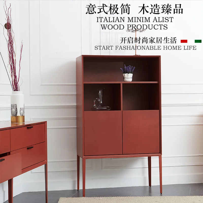 

Italian Minimalist Luxury Sideboards Cabinet Modern Minimalist Nordic Wine Cabinet Living Room Porch Cabinet Italian Division