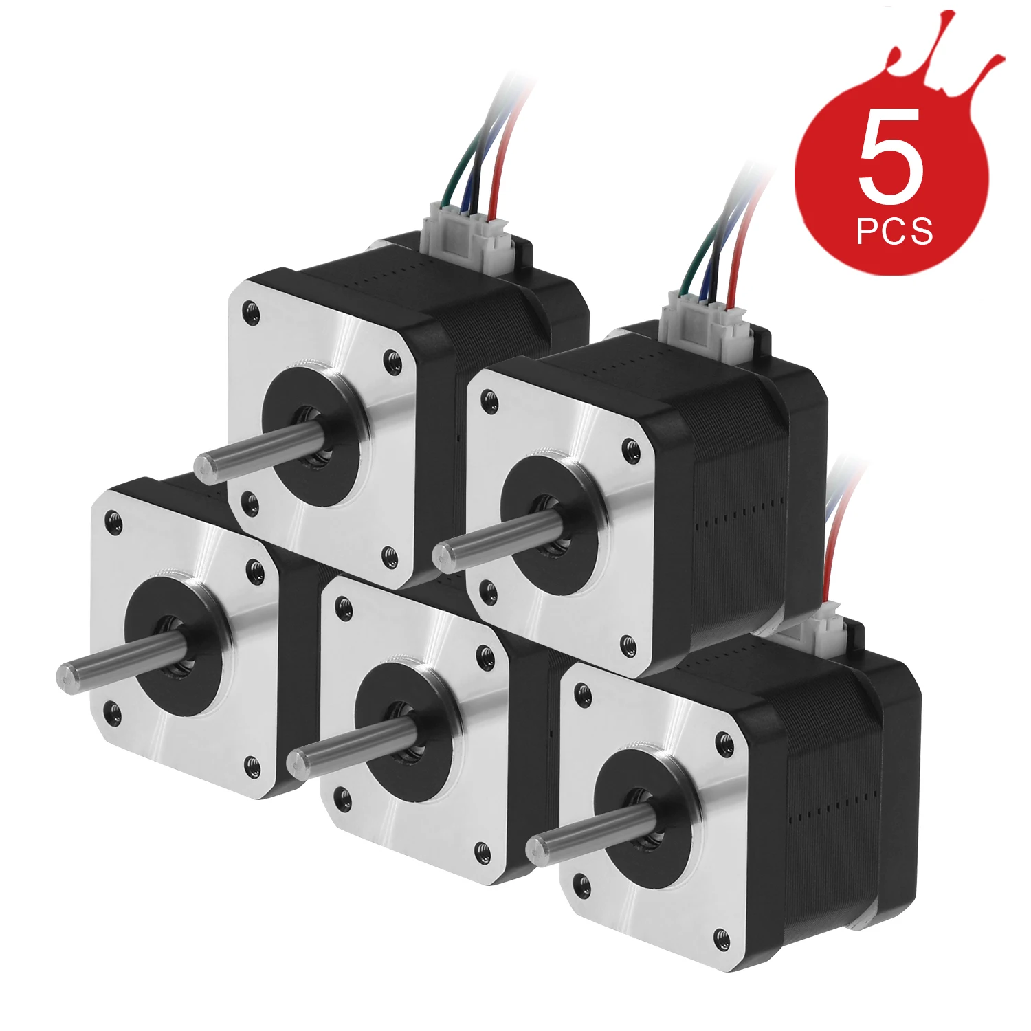 

Nema17 Stepper Motor 42 Motor Nema17 17HS4401S Pulse Value 0.9 42BYGH 1.3A 38mm 4-Lead for 3D Printer Part CNC Engraving Machine