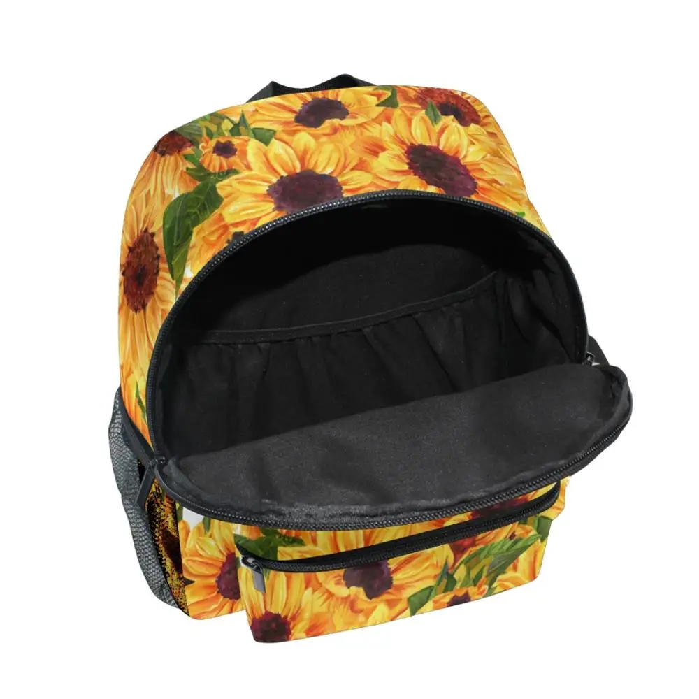 Sunflower Child Safety Harness Adjustable Backpacks School Bag Bear Toddler Kids Backpack Children Girls Boys Anti-Lost Backpack