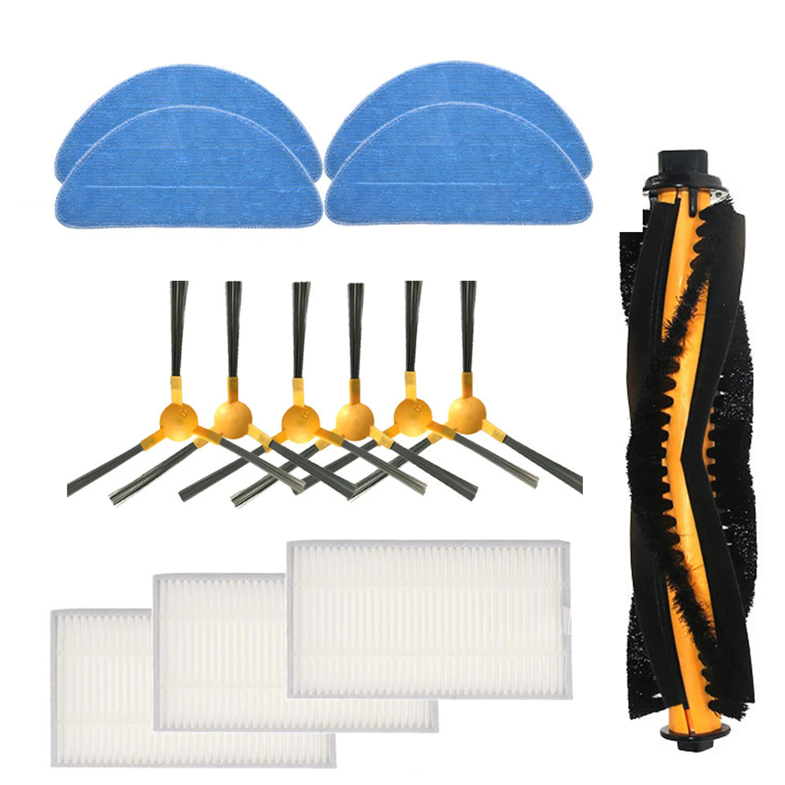 Panni Mop filtro HEPA Spazzola Laterale per Proscenic 800T 820S aspirapolvere Principale Rullo pennello Pulire Straccio di Ricambio accessori