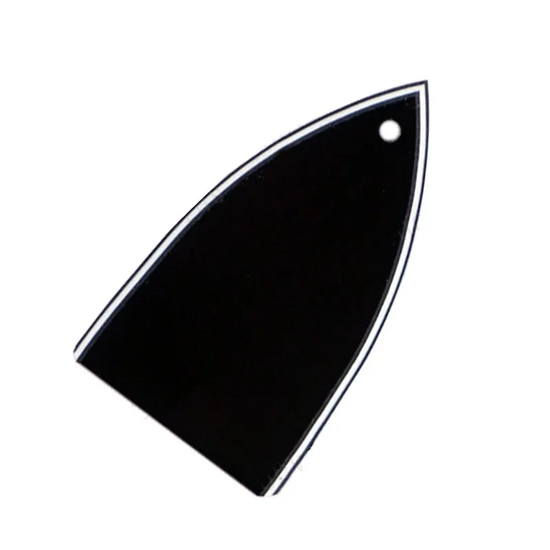 2Pcs Black Plastic1 Hole Truss Rod Cover Plate For Bass Guitar Replacement Parts Guitar Accessories