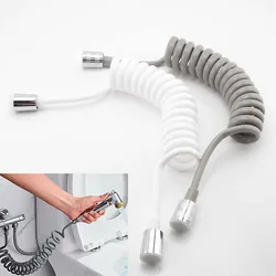 Manguera de ducha Flexible con resorte para fontanería de agua, pulverizador de bidé para inodoro, pistola con línea telefónica, accesorios de baño