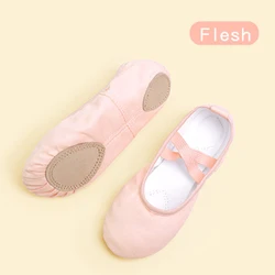 Zapatillas de Ballet para niños y mujeres, zapatos de baile profesionales de lona, suela suave