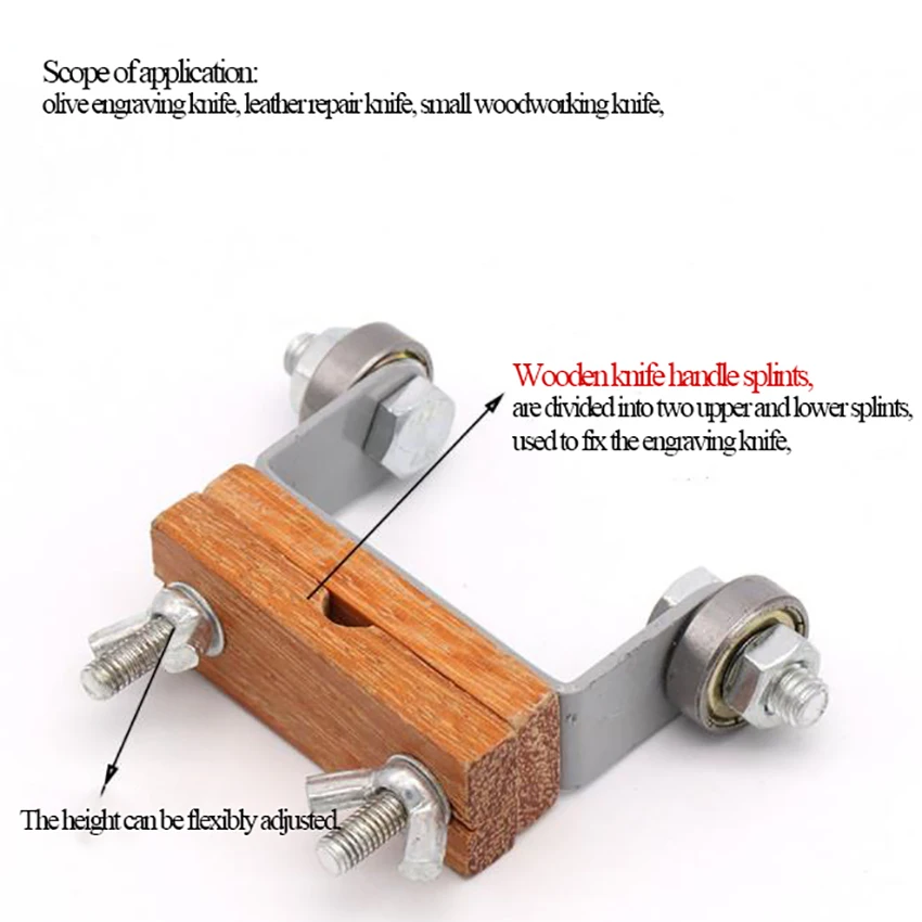 DIY Fixed Angle Knife Sharpener,Angle Guiding Knife Grinder Holder For Olive Wood Engraving, per olive Hand Woodworking Tool