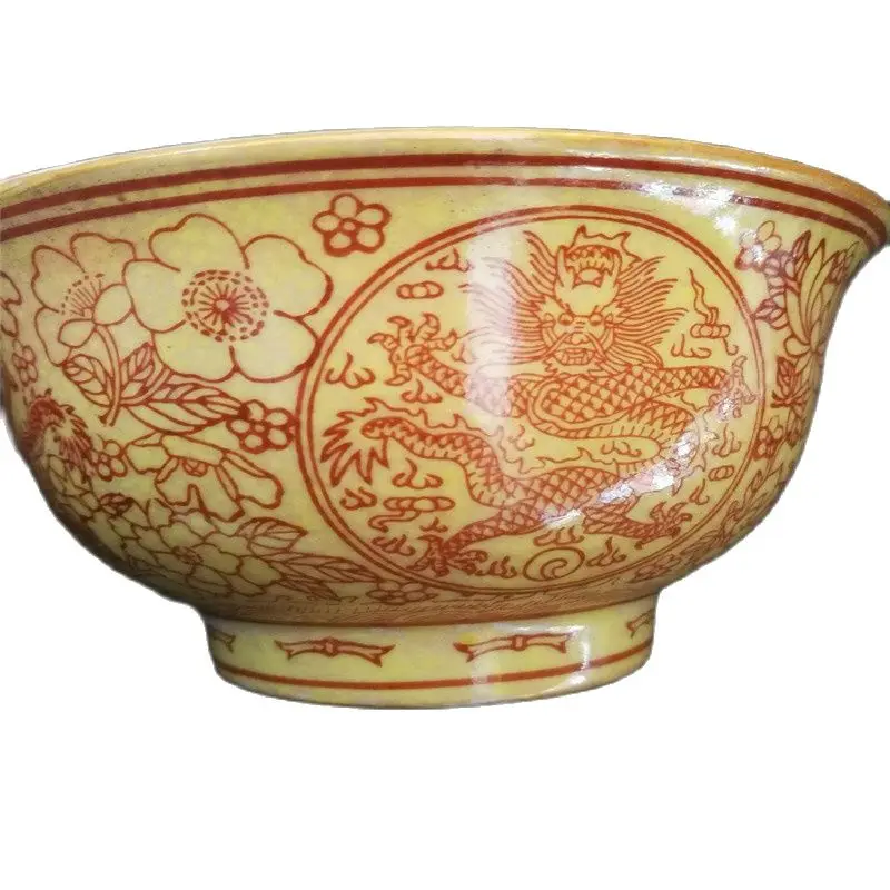 China Old Porcelain Pastel Porcelain Bowl