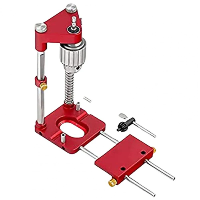 Woodworking Drill Locator Convenient Labor Saving Steel Woodworking Drilling Template Guide Tool For Home