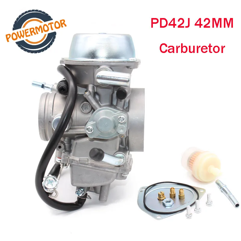 Motorcycle PD42J 42mm Vacuum Carburetor Carb ForYamahahonda and other 500cc 600cc 700cc hisun UTV ATV Motorrder Quads