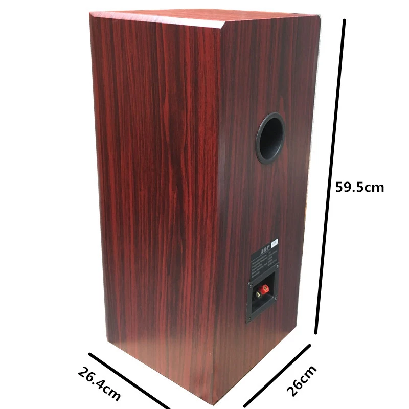 KYYSLB 8ohm 80W 218 8 Inch High Medium and Low Three-way Frequency Bookshelf Hifi Speaker Wooden Passive Floor Front Speaker