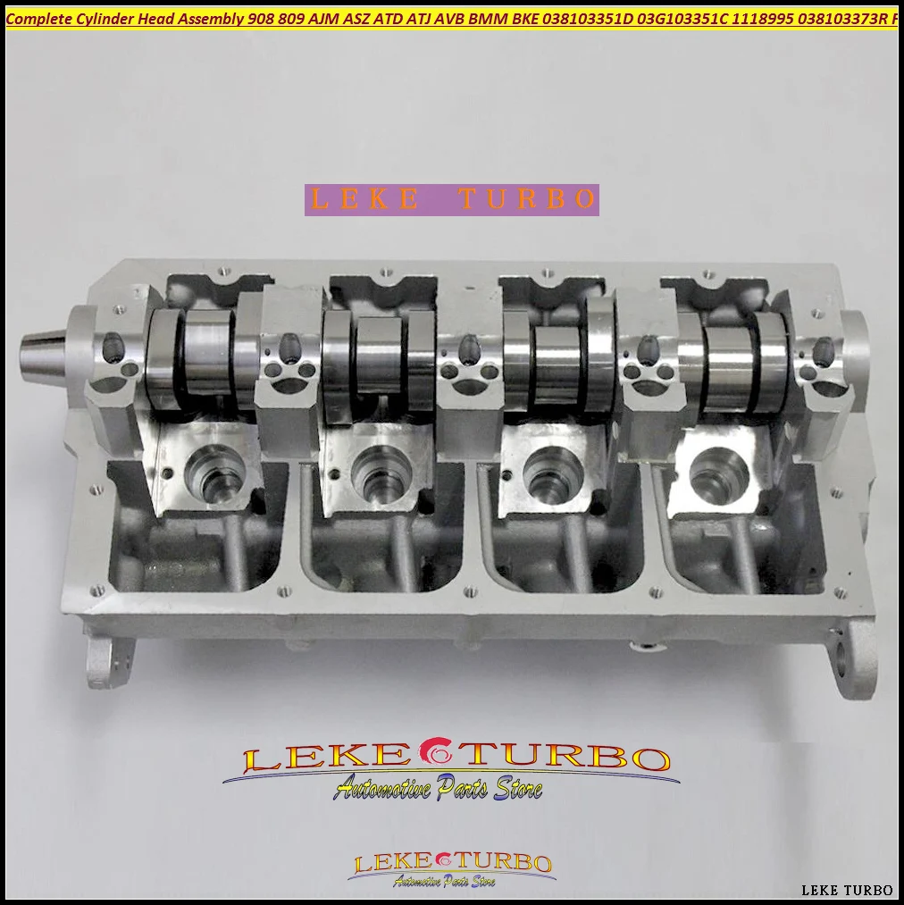 Complete Cylinder Head Assembly 908 809 AJM ASZ ATD ATJ AVB BMM AVF BKE 038103351D 03G103351C 1118995 For Ford For Audi V-W 1.9L