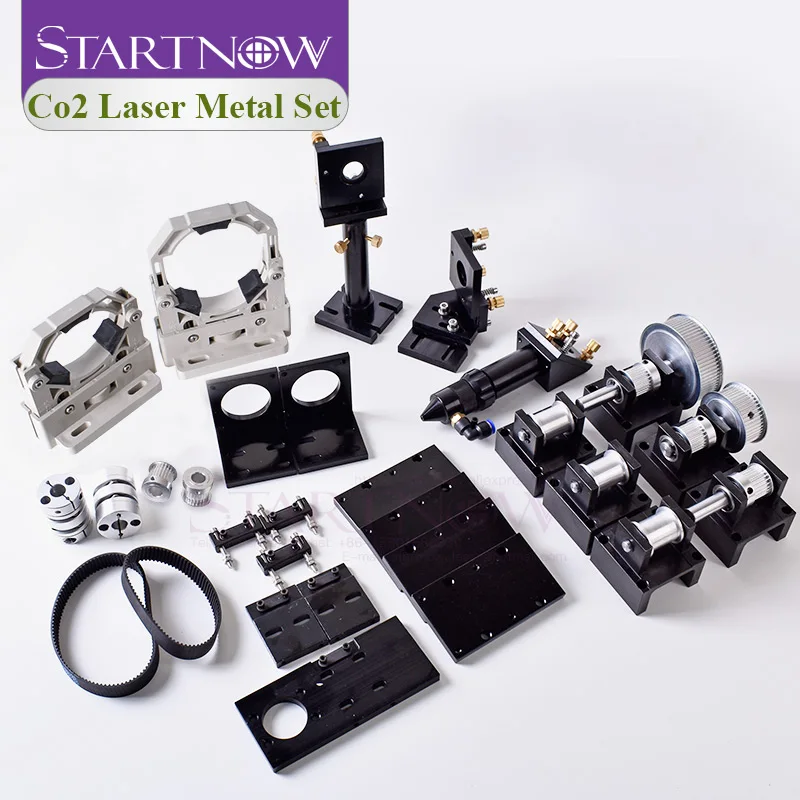 Startnow FAI DA TE Laser CO2 Kit In Metallo Macchina di Taglio Laser Ferramenteria E Attrezzi Componenti Dispositivo Laser Specchio di Montaggio Per