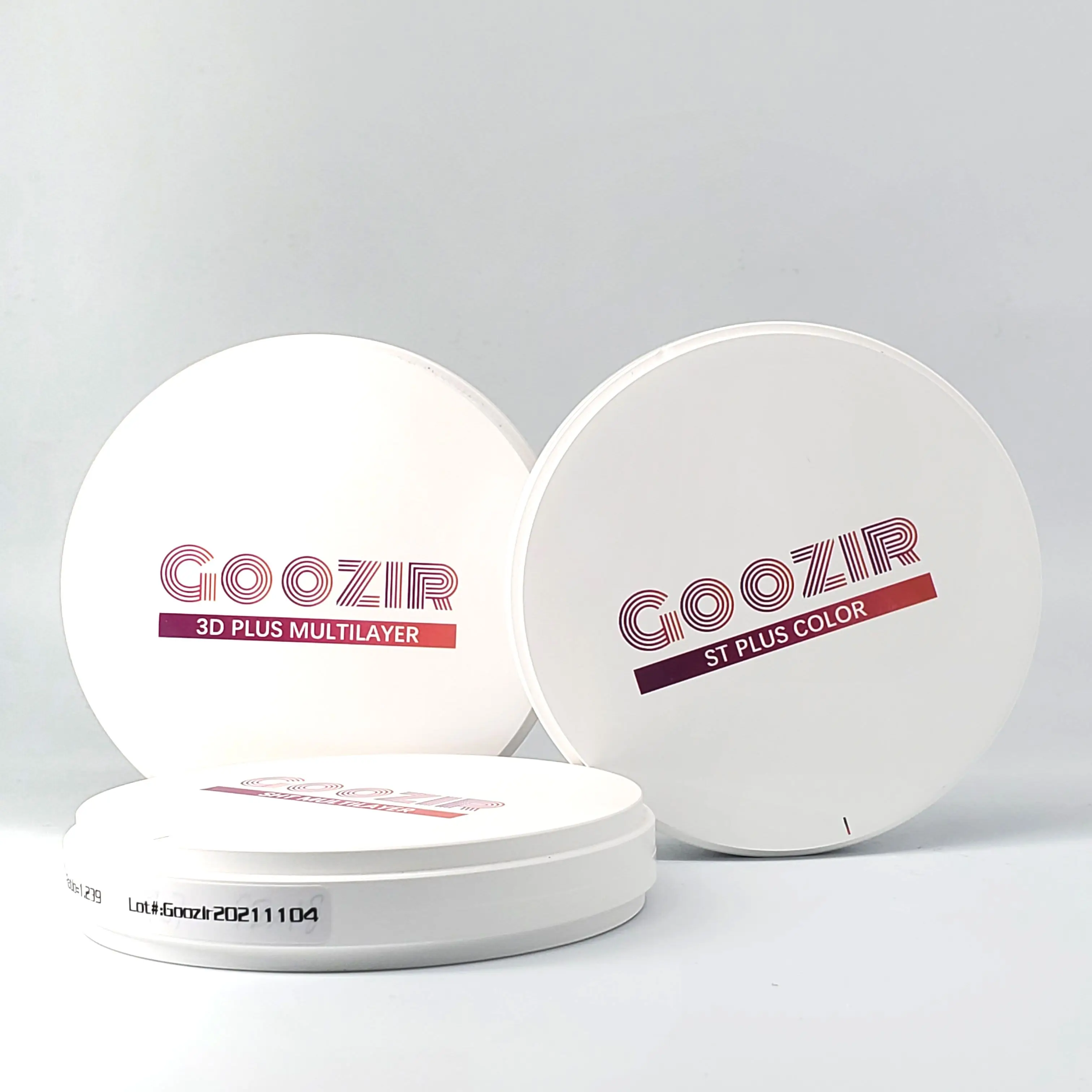 Venta al por mayor de alta calidad goozir 98mm a4 3d multi capa sompe redo zahn zirkonia suminis tros de laboratorio dental